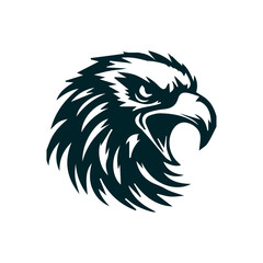 eagle emblem icon vectors illustration