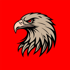 eagle head symbol vector illustration