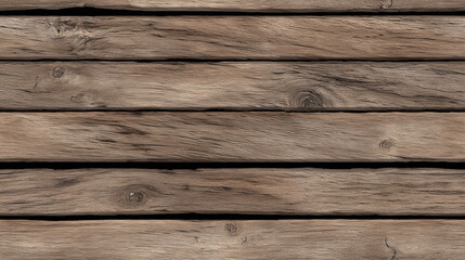 Obraz premium Seamless wood plank surface with natural grain and knots smooth texture warm brown color and consistent pattern ideal for flooring decking or wall decor creating rustic and cozy atmosphere