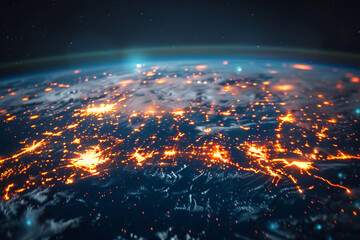 Internet network technology background