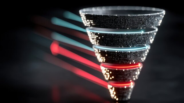 Digital Funnel: Data Visualization of Sales Conversion