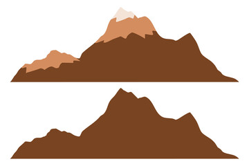 mountains illustration landscape element