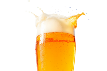 Foamy Beer Glass, drink splash, alcohol

