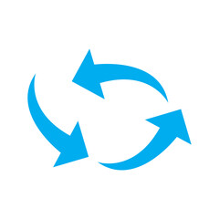 blue arrow icon
