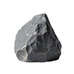 Rough Textured Rock Featuring Cracks and Irregular Shape for Geological Study