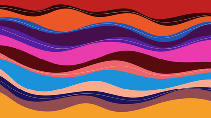 ABSTRACT BACKGROUND WITH HAND DRAWN ORGANIC SHAPES COLOR FLAT DESIGN VECTOR TEMPLATE FOR WALLPAPER, COVER DESIGN