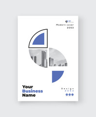 Corporate cover design template in A4. Can be used for Brochure, Annual Report, Magazine, Flyer, Poster