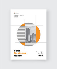 Corporate cover design template in A4. Can be used for Brochure, Annual Report, Magazine, Flyer, Poster
