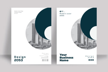 Corporate cover design template in A4. Can be used for Brochure, Annual Report, Magazine, Flyer, Poster