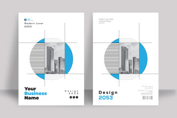 Corporate cover design template in A4. Can be used for Brochure, Annual Report, Magazine, Flyer, Poster