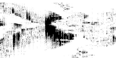 Rough black and white texture vector. Distressed overlay texture. Grunge background. Abstract textured effect. Vector Illustration. Black isolated on white background