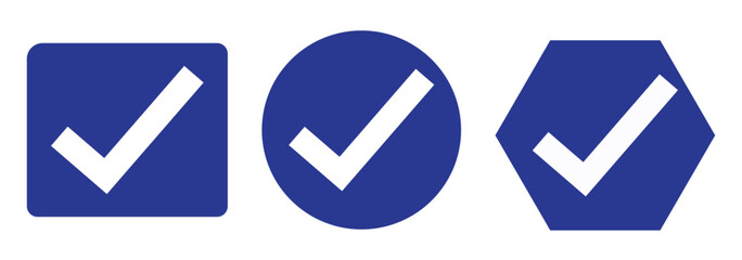 Green checkmark, green tick, check mark icon button set. tick mark with checkbox icon.