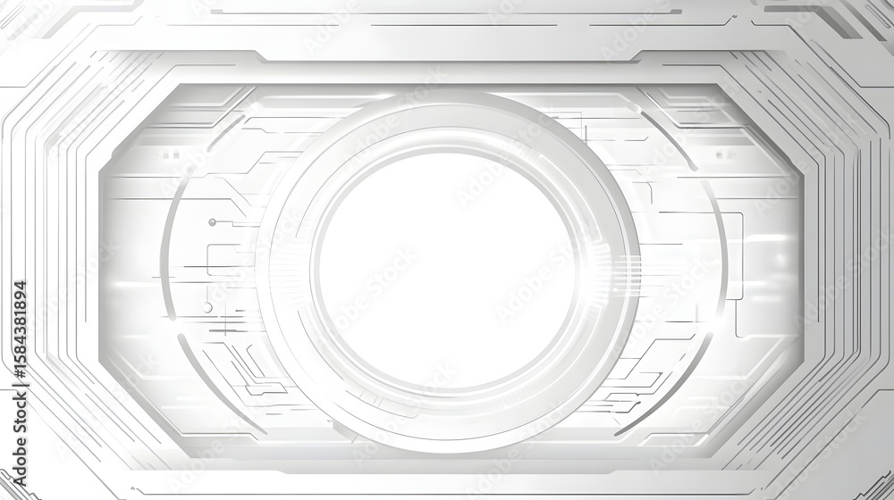 Fototapete abstract geometric design with a circular element.