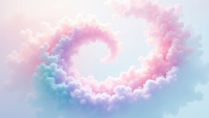 Fototapeta premium Dreamy Pastel Vortex