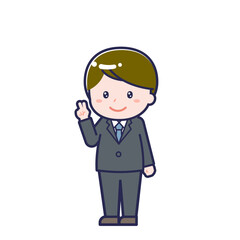 会社員／ななめ／男性 14