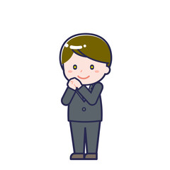 会社員／ななめ／男性 22