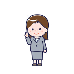 会社員／ななめ／女性 14