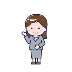 会社員／ななめ／女性 18