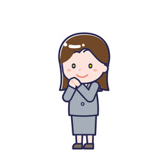 会社員／ななめ／女性 22