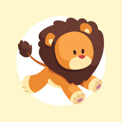 Flat Vector Animal Doll Illustration