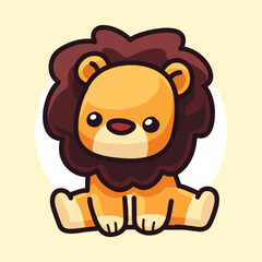 Flat Vector Animal Cute Illustration