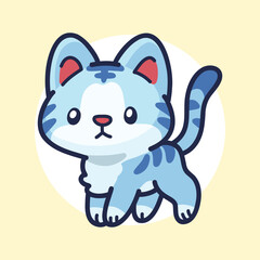 Flat Vector Animal Cute Illustration