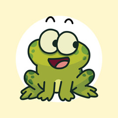 Flat Vector Animal Cute Illustration