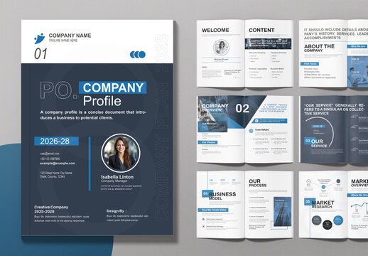 Creative Company Profile Layout