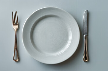 plate and cutlery
