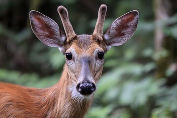 Close up series of young buck deer photos
