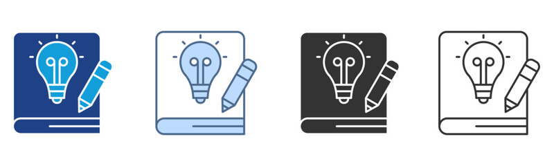Study Icon Set Multiple Style Collection