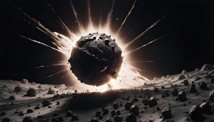 explosion of the world