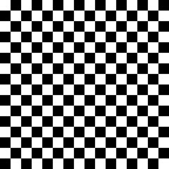 Fototapeta premium Black and white checkered pattern.Chess pattern square background