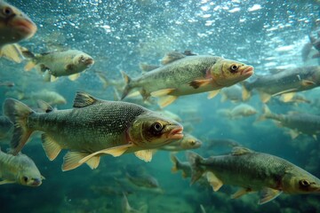 Fish from the Zambezi in fresh water