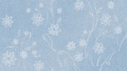 Simple but beautiful design using simple flower motifs or calm curves or straight lines with soft lines with pencil or ink, ai, generative