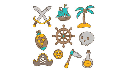 Pirate Icon Set