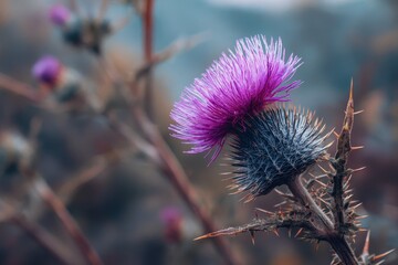 Image of thorny thistle plant