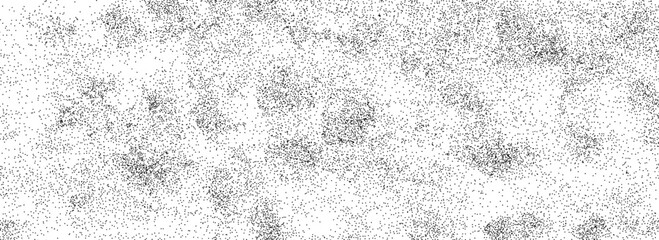 Abstract sandy grain texture. Stippled grit noise background. Distress dust particle overlay. Grunge dotted stone backdrop. Sand specks, speckles, granules wallpaper. Vector dotwork grit print texture