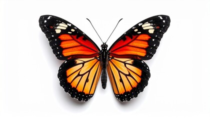 Fototapeta premium A butterfly isolated on white background