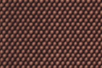Fototapeta premium Textured brown hexagonal pattern leather