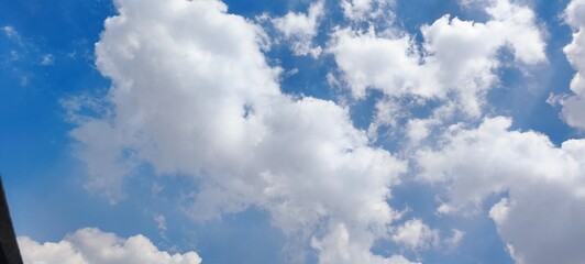blue sky with clouds