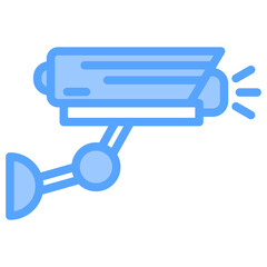 Security Camera  Icon blue
