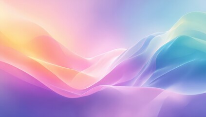 Obraz premium Abstract, flowing, pastel colors, soft, smooth