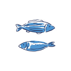 Hand drawn vintage design elements in a doodle style. Vector Food illustrations in classic Italian aesthetics. Dolce Vita - Menu, posters designs.