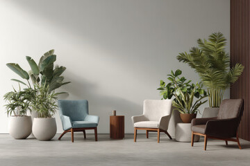 photorealistic ultraminimalist interior design showcasing modern aesthetics and tranquility