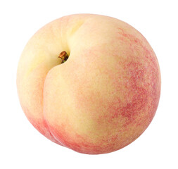 peach fruit (Honey Peach) isolated, transparent PNG, PNG format, cut out
