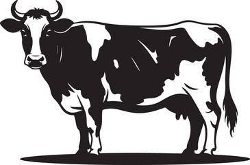 Caw silhouette vector illustration