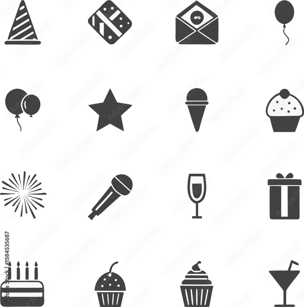 Poster versatile vector graphic with a wide range of color options and classic typography