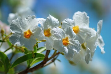 Obraz premium Summer white plumeria