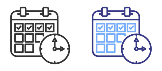 Schedule icon color